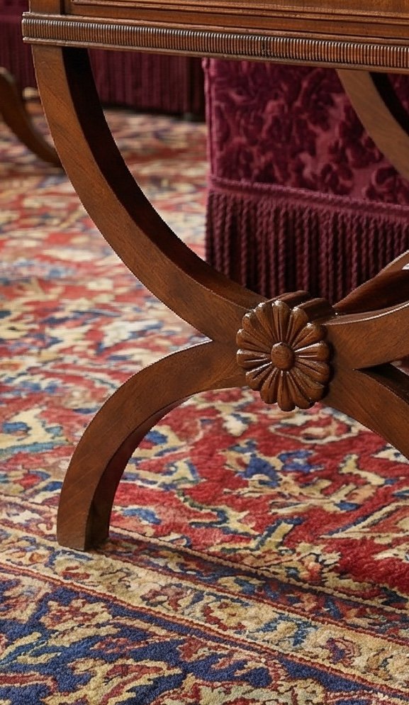 Coppia di tavolini/comodini in mogano - immagine 5