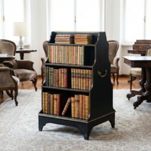 Libreria dipinta a doppia faccia