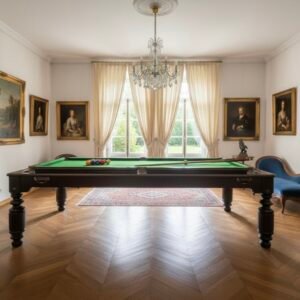 Biliardo "Rollover" in mogano - 280 x 160 cm