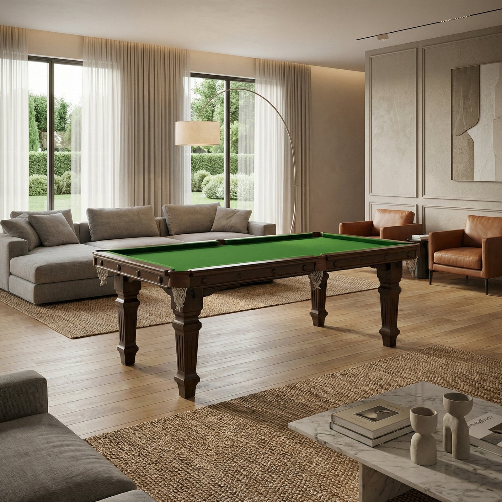 Biliardo reversibile con coperture - 200 x 104 - immagine 2