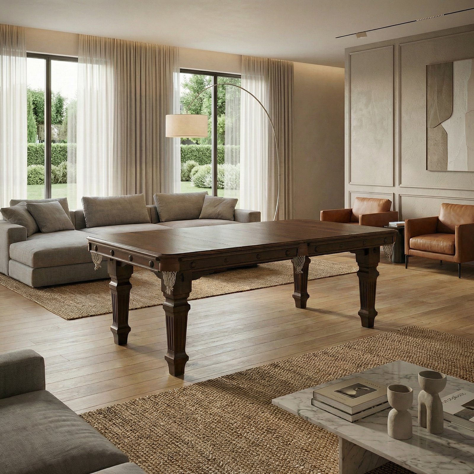 Biliardo reversibile con coperture - 200 x 104 - immagine 3