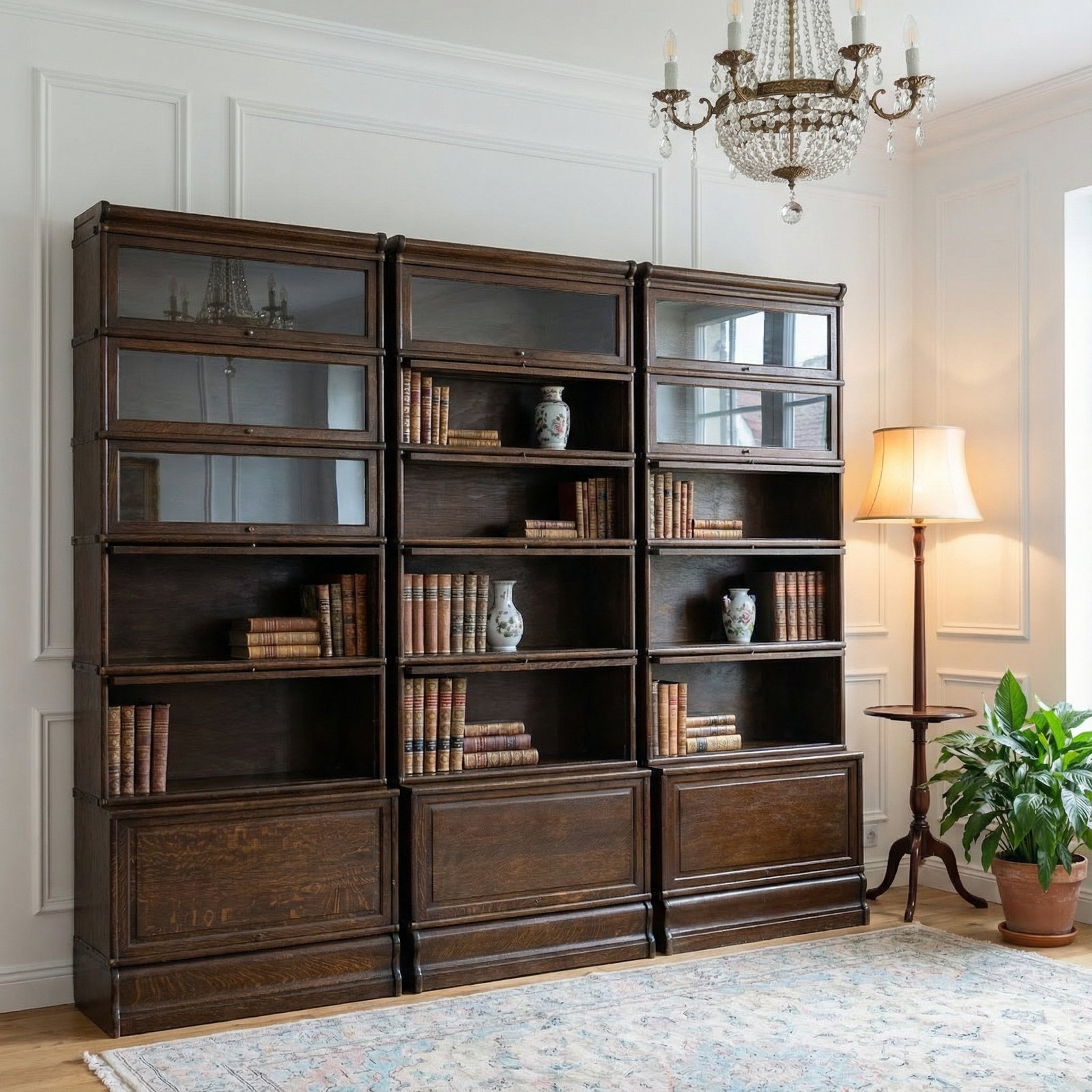 Librerie 6 moduli Globe Wernicke (tris) - H 221 cm