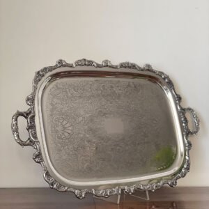 Vassoio cesellato 68,5x44 cm