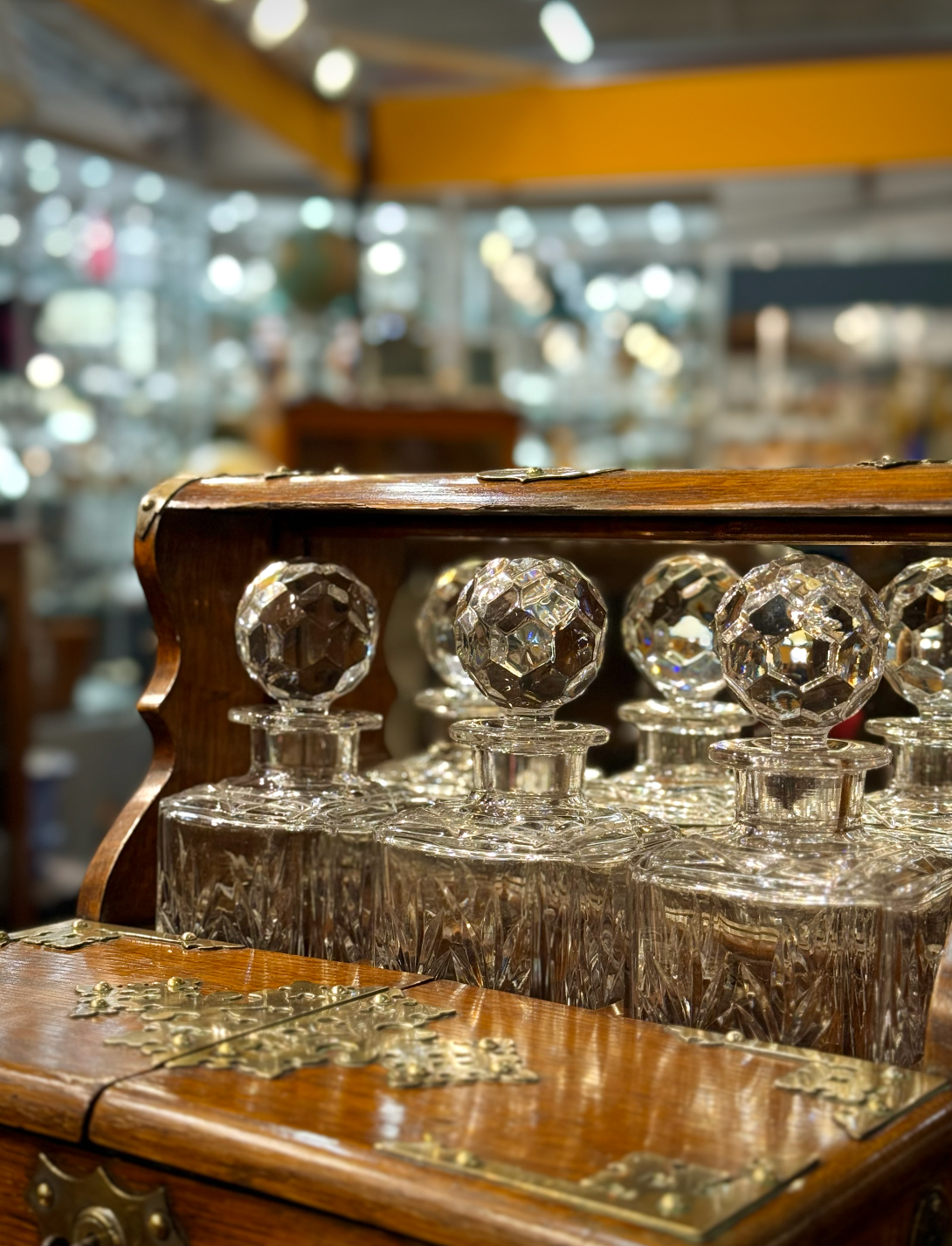 Tantalus da viaggio vittoriano - 1880 c. - immagine 5