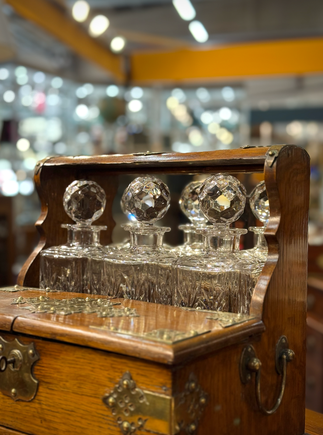 Tantalus da viaggio vittoriano - 1880 c. - immagine 4