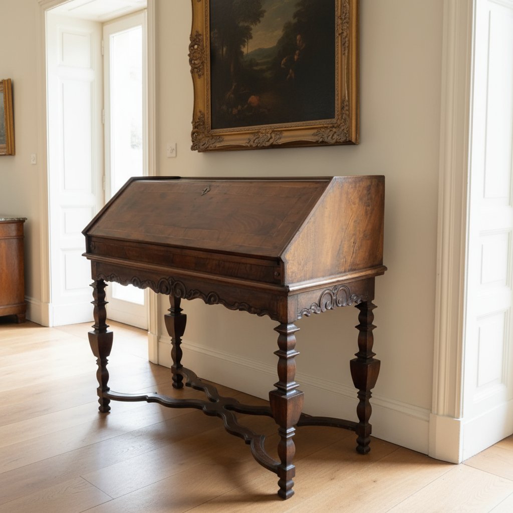 Bureau italiano in noce - XVII sec. - immagine 2