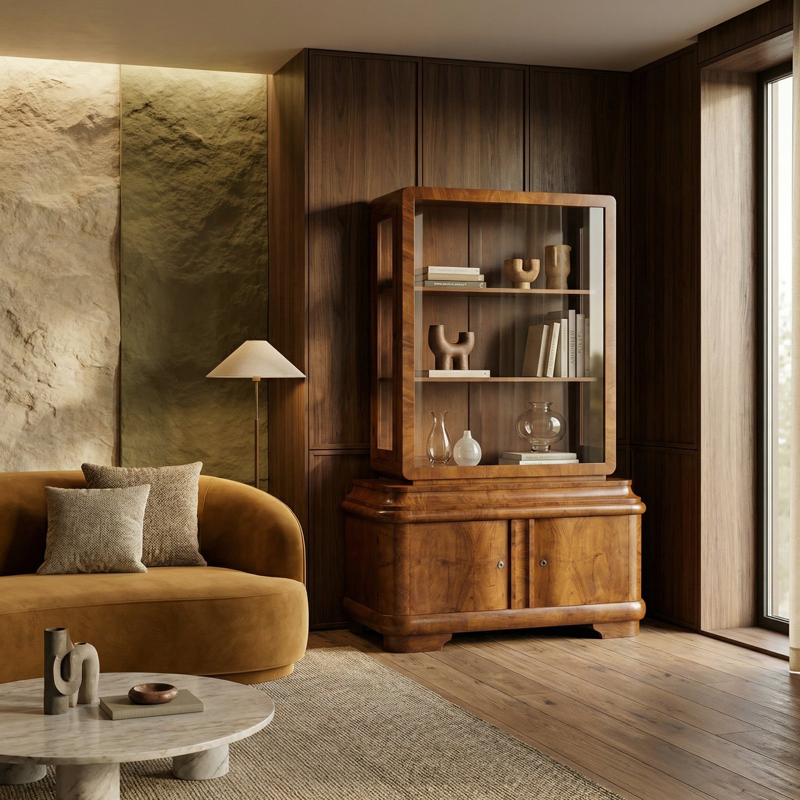 vetrina Art Déco - H 183 cm